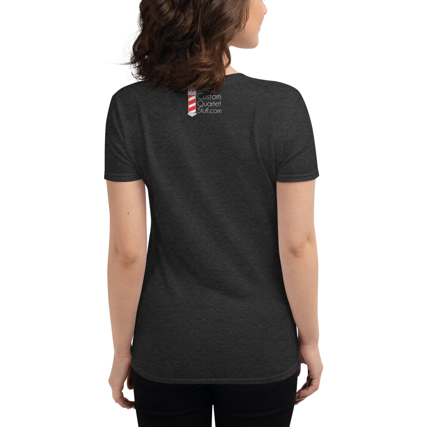 7th Hour Podcast - Printed Women's fitted short sleeve t-shirt