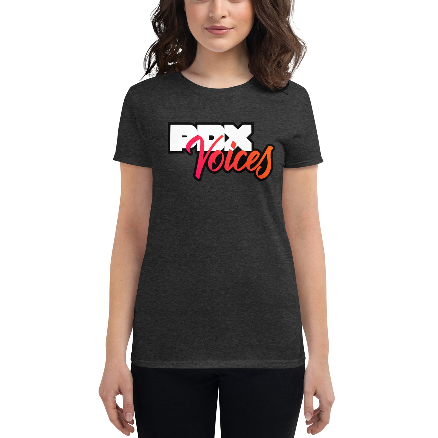 PDX Voices - Printed Women's short sleeve t-shirt