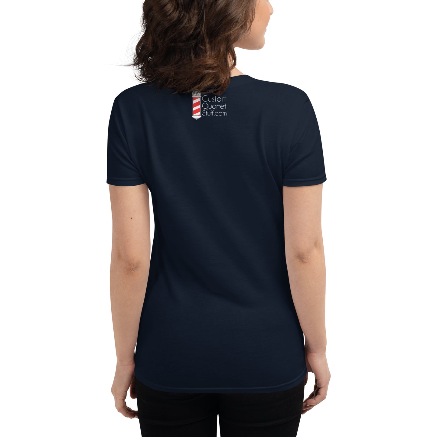 7th Hour Podcast - Printed Women's fitted short sleeve t-shirt