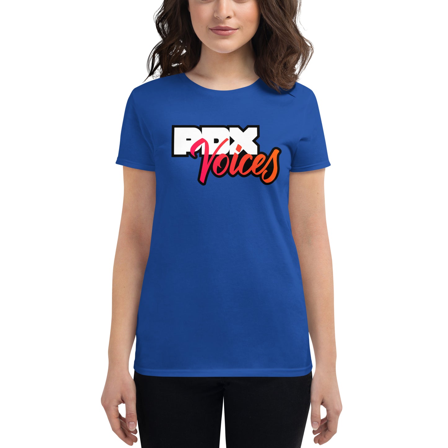 PDX Voices - Printed Women's short sleeve t-shirt