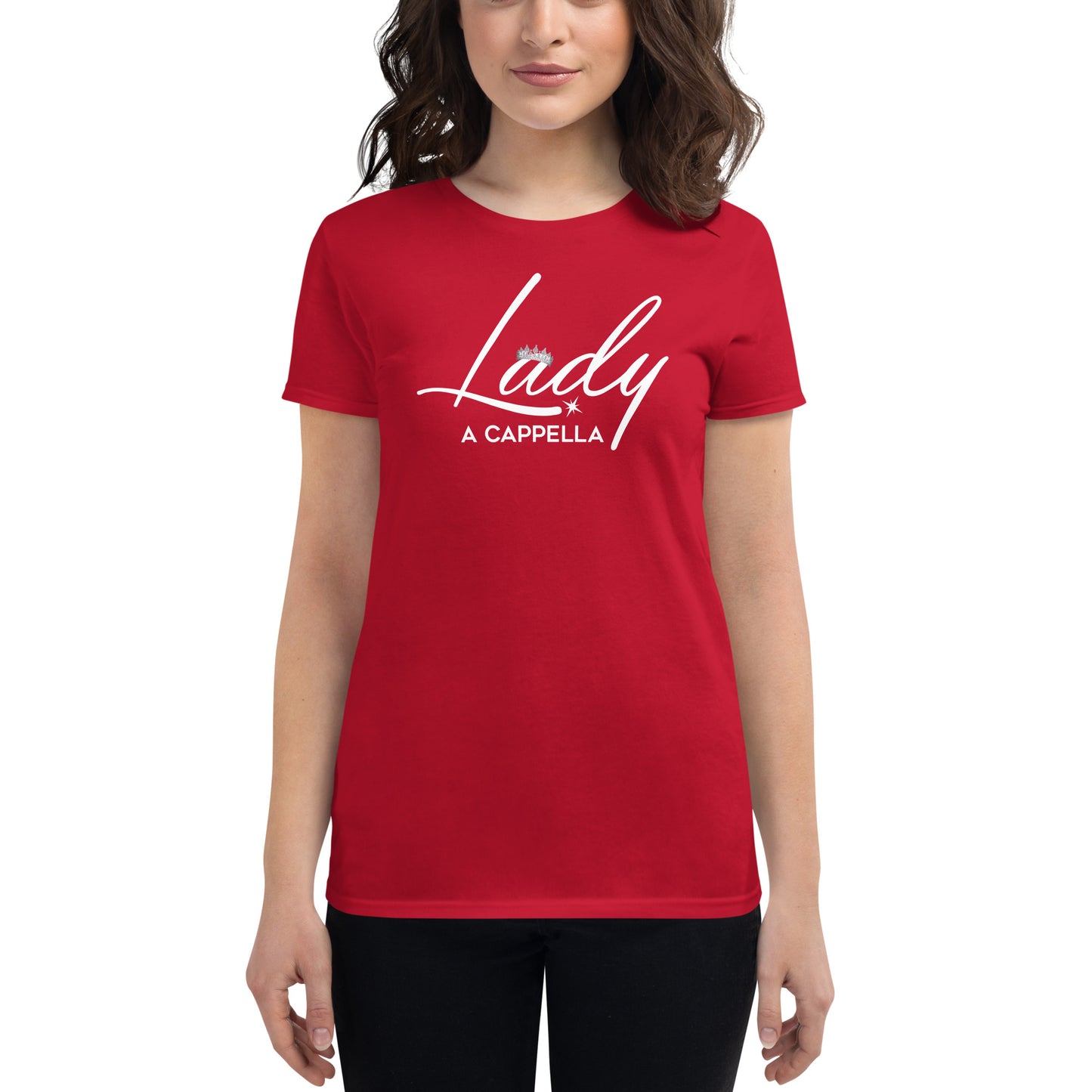 Lady A Cappella - Women's fitted short sleeve t-shirt