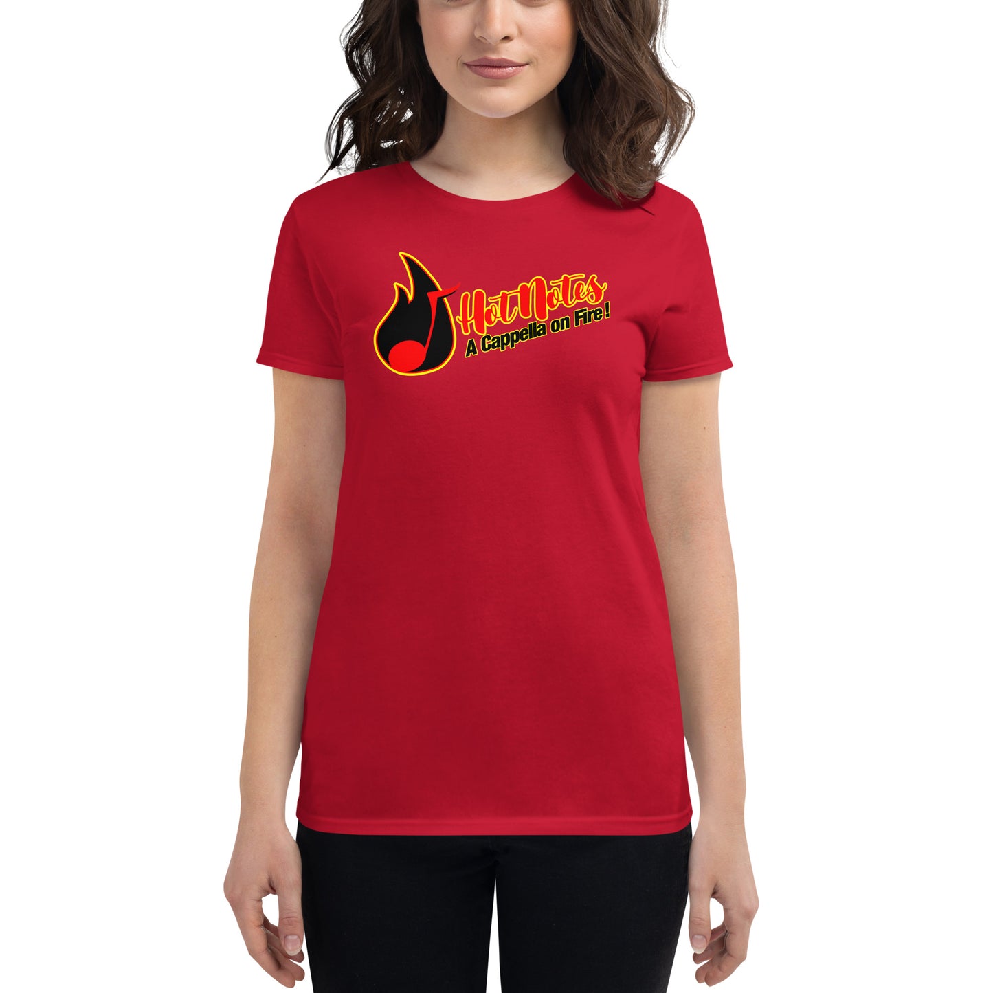 Hot Notes - Printed Women's short sleeve t-shirt