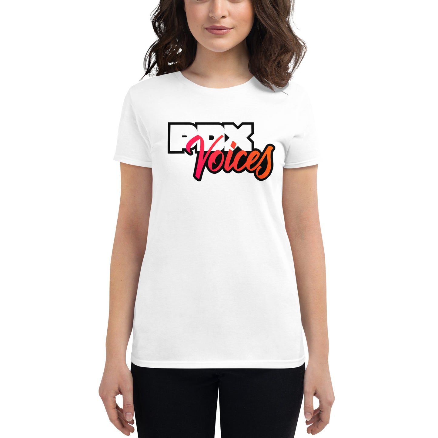 PDX Voices - Printed Women's short sleeve t-shirt