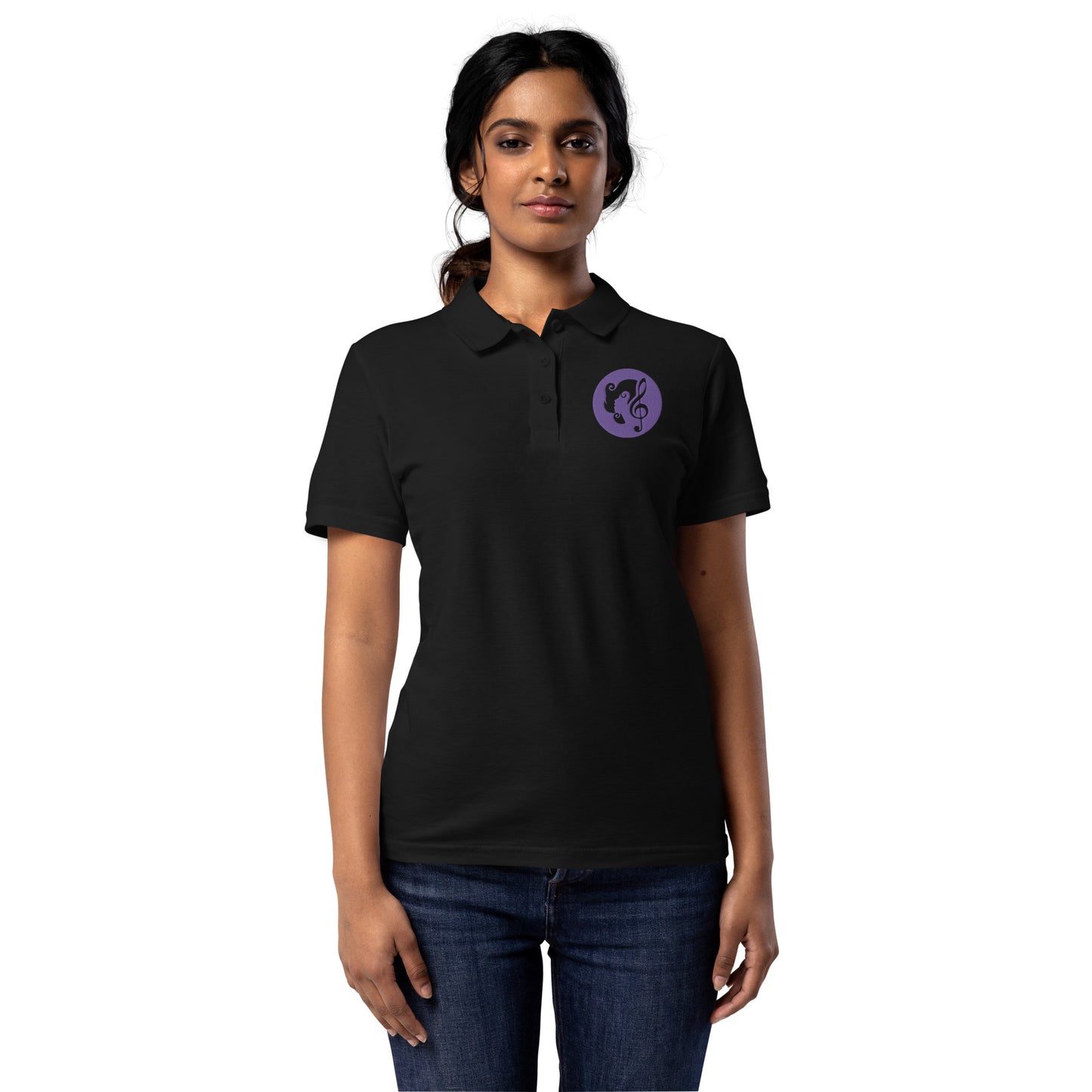 Scioto Valley Chorus - Embroidered Women’s pique polo shirt