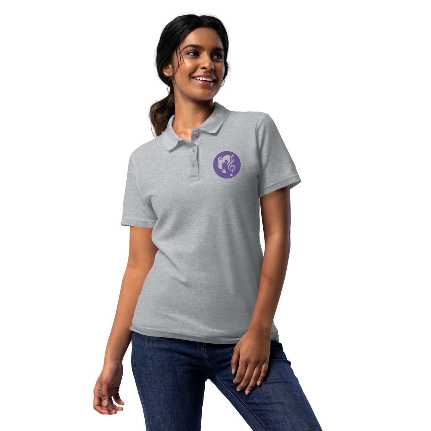 Scioto Valley Chorus - Embroidered Women’s pique polo shirt