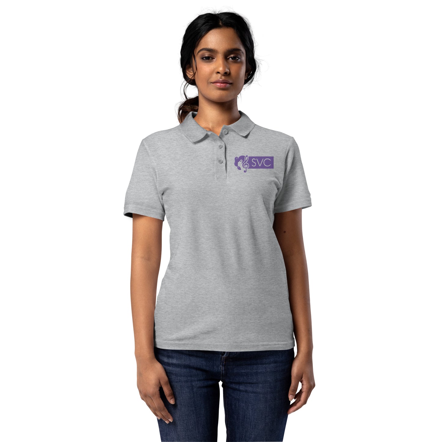 Scioto Valley Chorus - Embroidered Women’s pique polo shirt