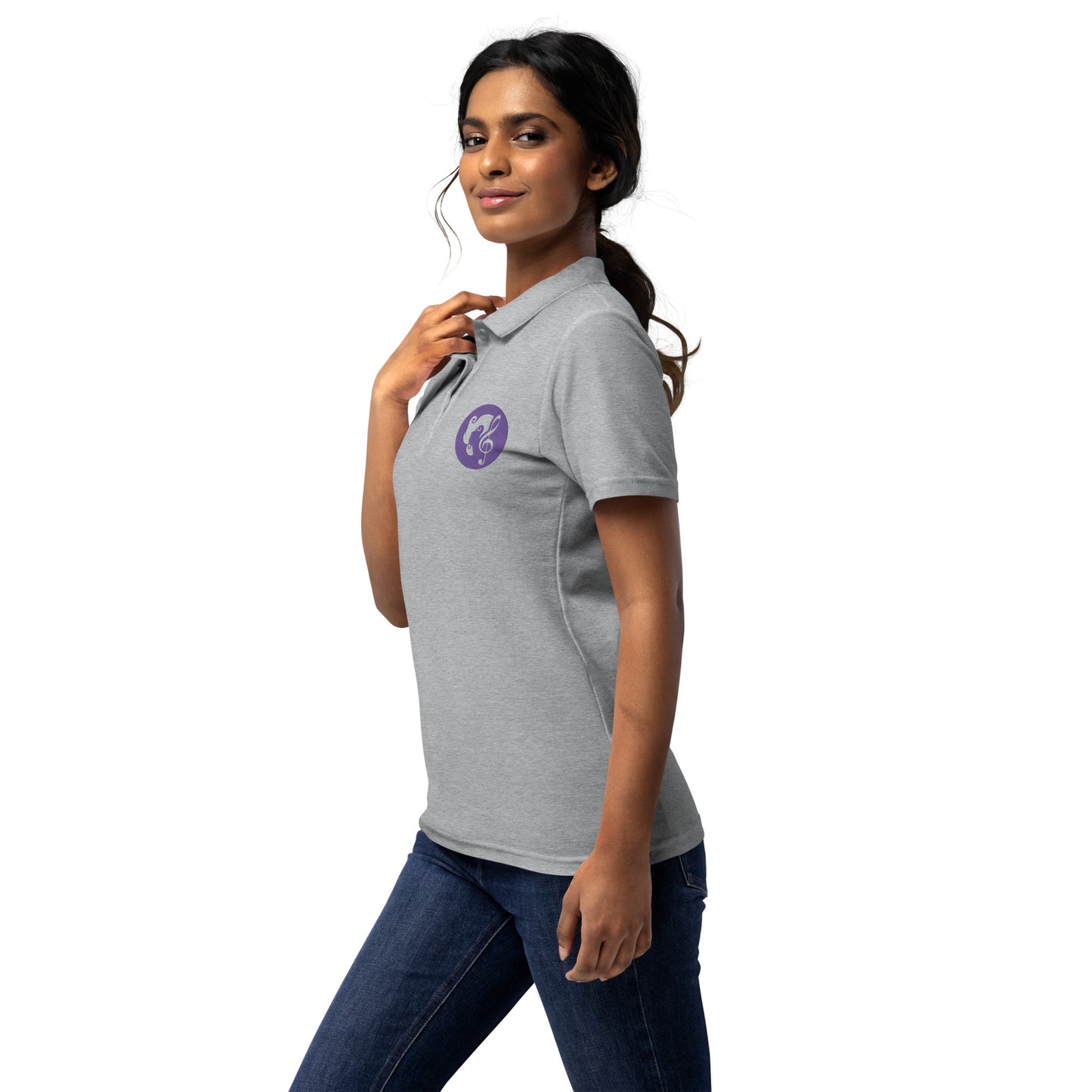 Scioto Valley Chorus - Embroidered Women’s pique polo shirt