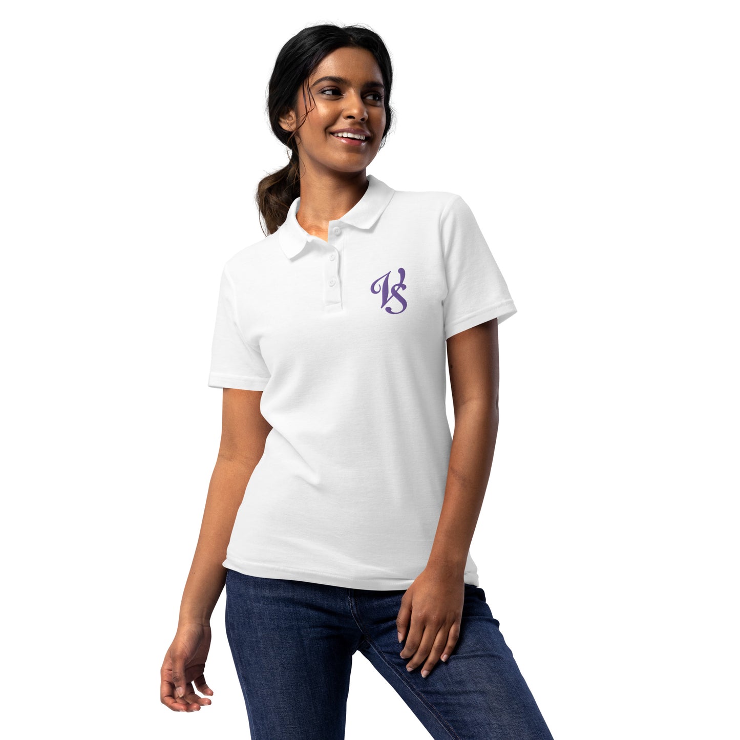 Vocal Standard - Women’s embroidered pique polo shirt