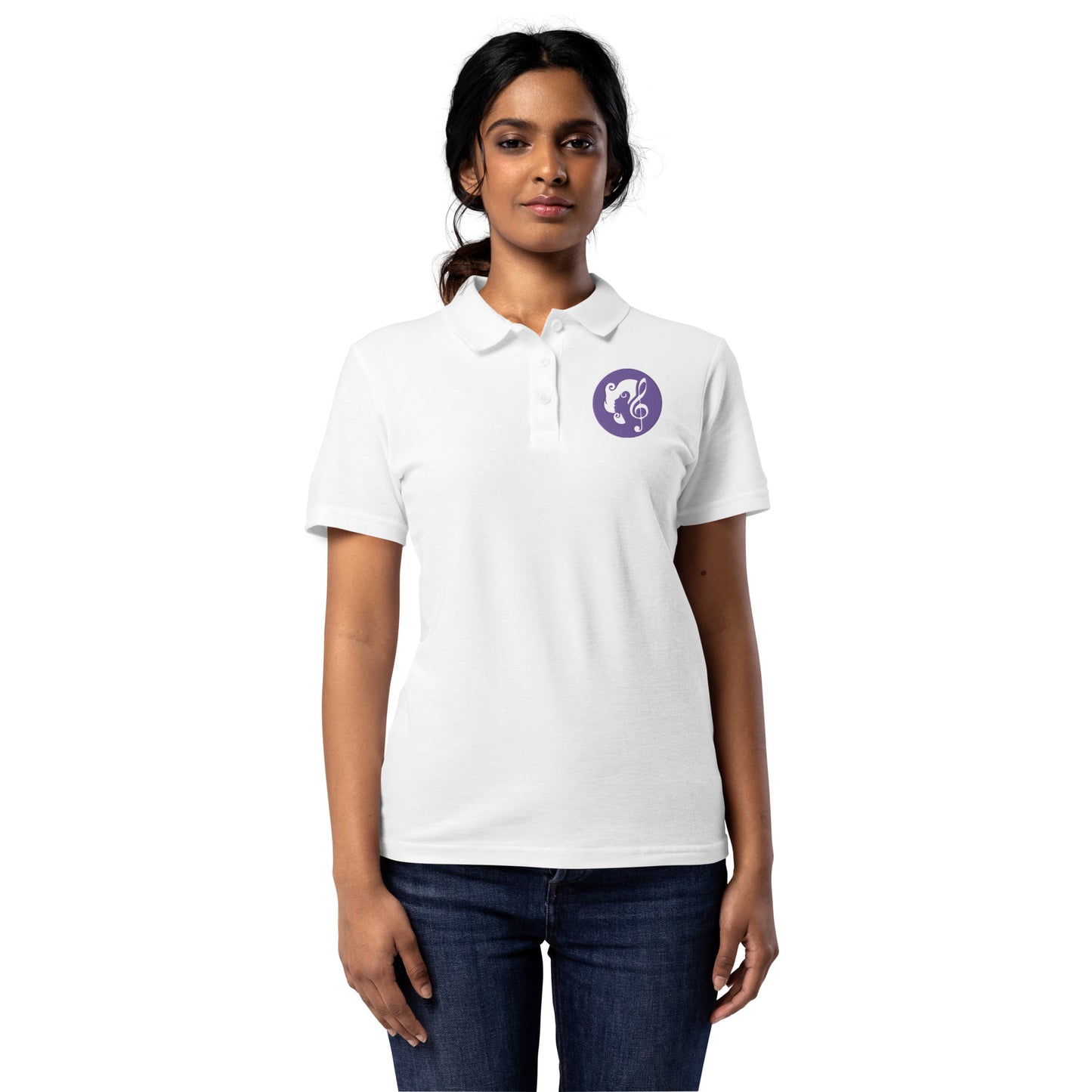 Scioto Valley Chorus - Embroidered Women’s pique polo shirt