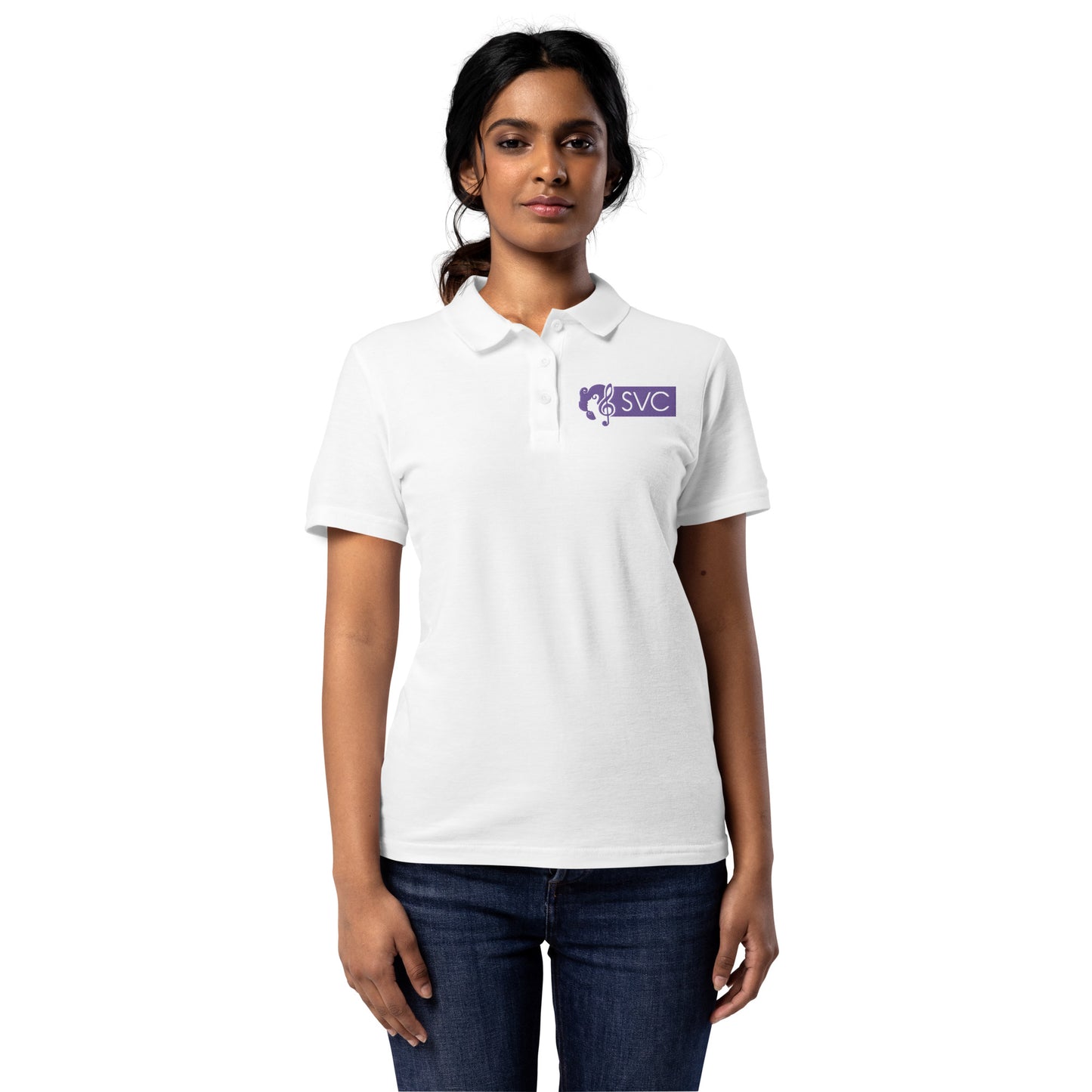 Scioto Valley Chorus - Embroidered Women’s pique polo shirt