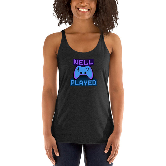 Well played - Printed Women's Racerback Tank