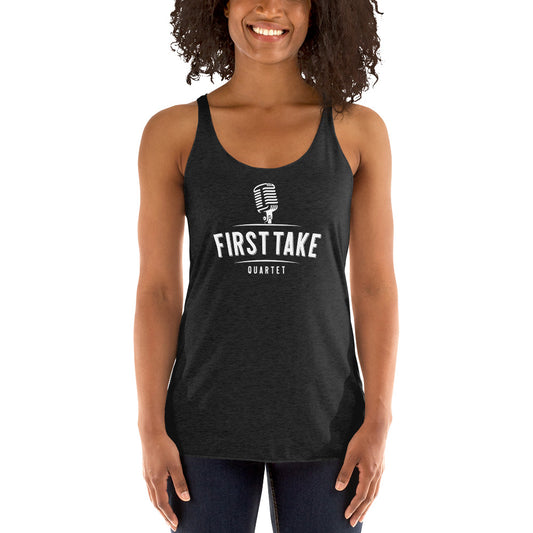 First Take - Printed Women's Racerback Tank