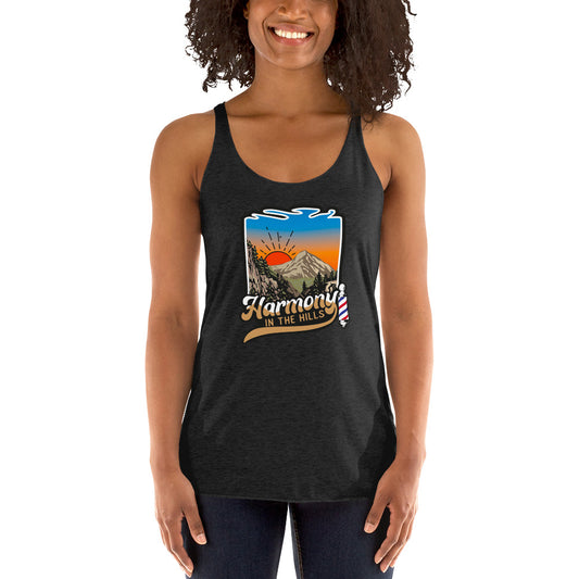 Harmony in the Hills - Printed Women's Racerback Tank