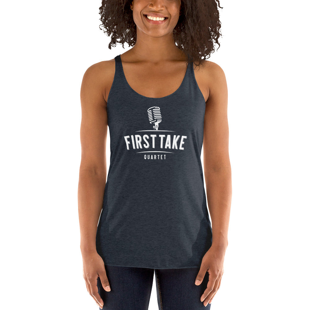 First Take - Printed Women's Racerback Tank