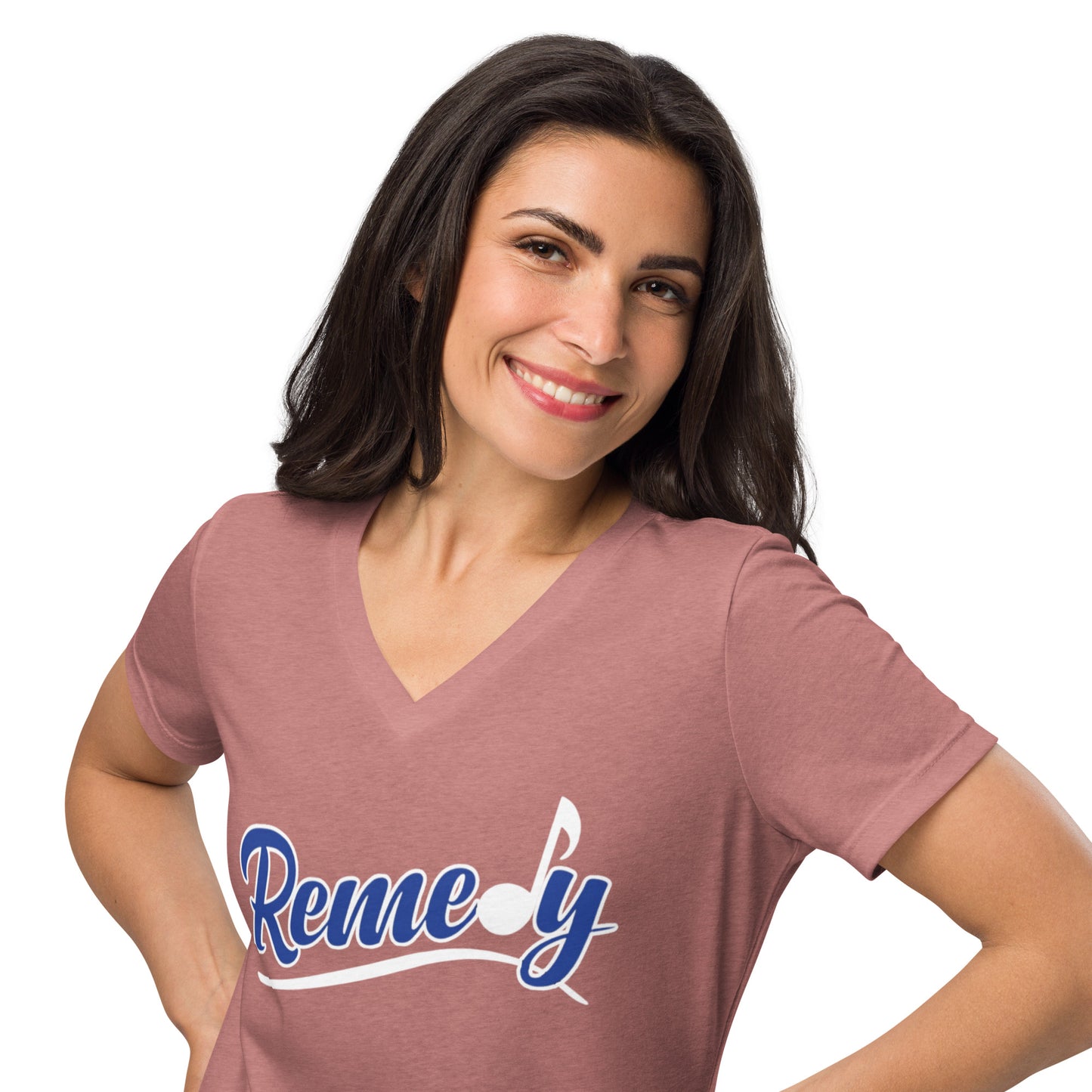 Remedy - Printed Women’s relaxed v-neck t-shirt