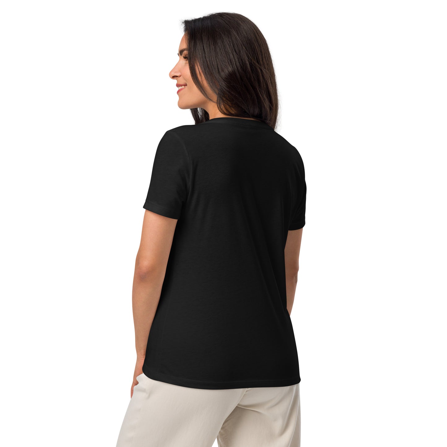 In the Mix - Printed Women’s relaxed v-neck t-shirt