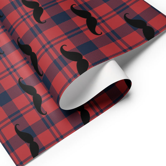 Mustache - Wrapping paper sheets