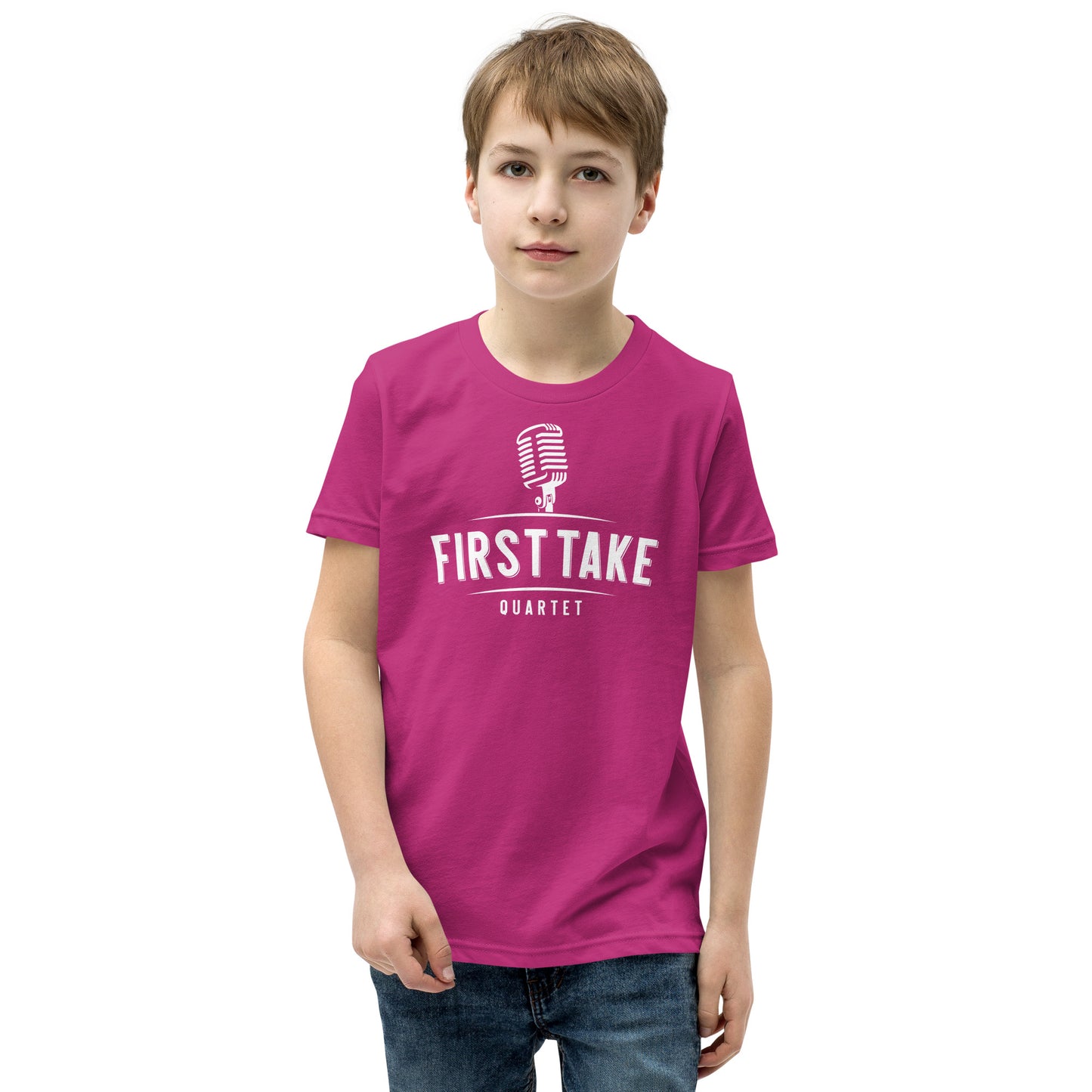 First Take - Printed Youth Short Sleeve T-Shirt