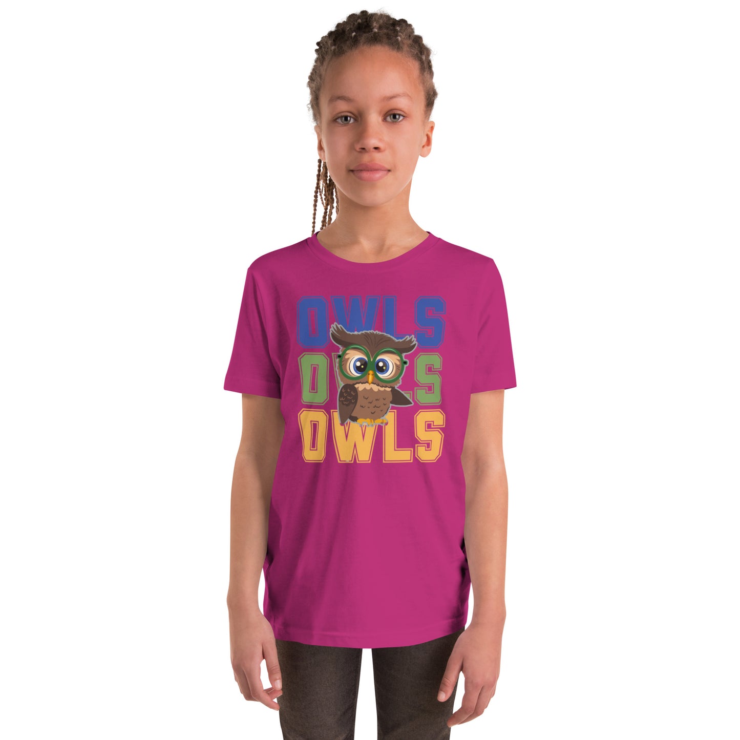 Audubon Owls - Unisex Bella + Canvas Youth Short Sleeve T-Shirt