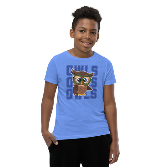 Audubon Owls - Unisex Youth Bella + Canvas Short Sleeve T-Shirt