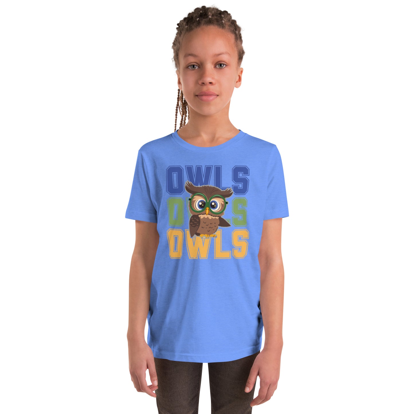 Audubon Owls - Unisex Bella + Canvas Youth Short Sleeve T-Shirt