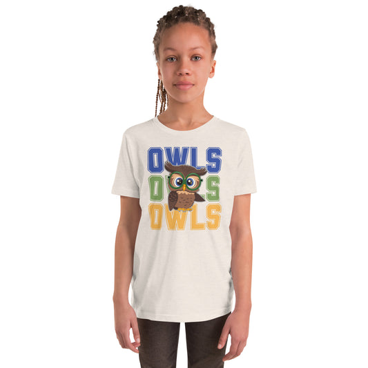 Audubon Owls - Unisex Bella + Canvas Youth Short Sleeve T-Shirt