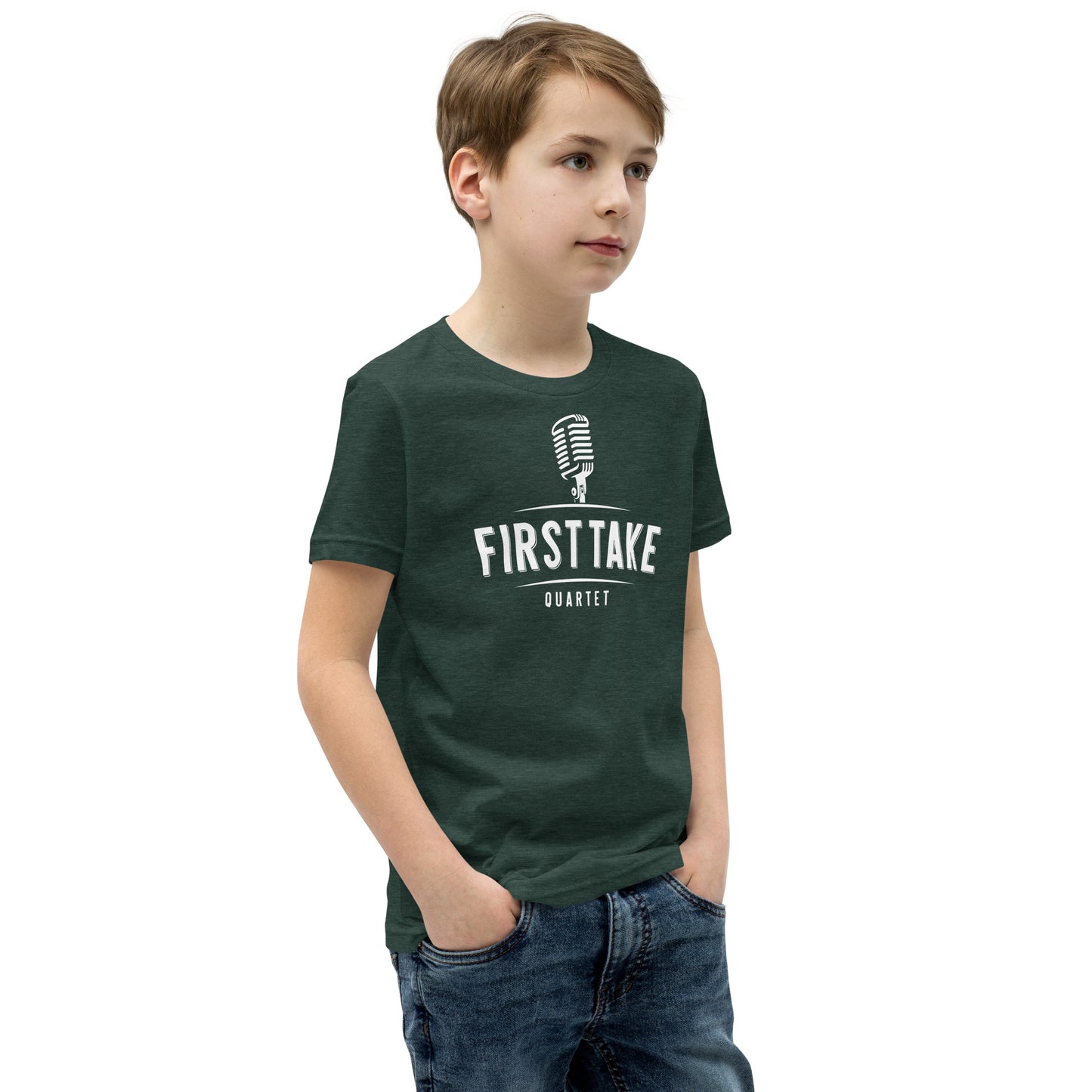 First Take - Printed Youth Short Sleeve T-Shirt