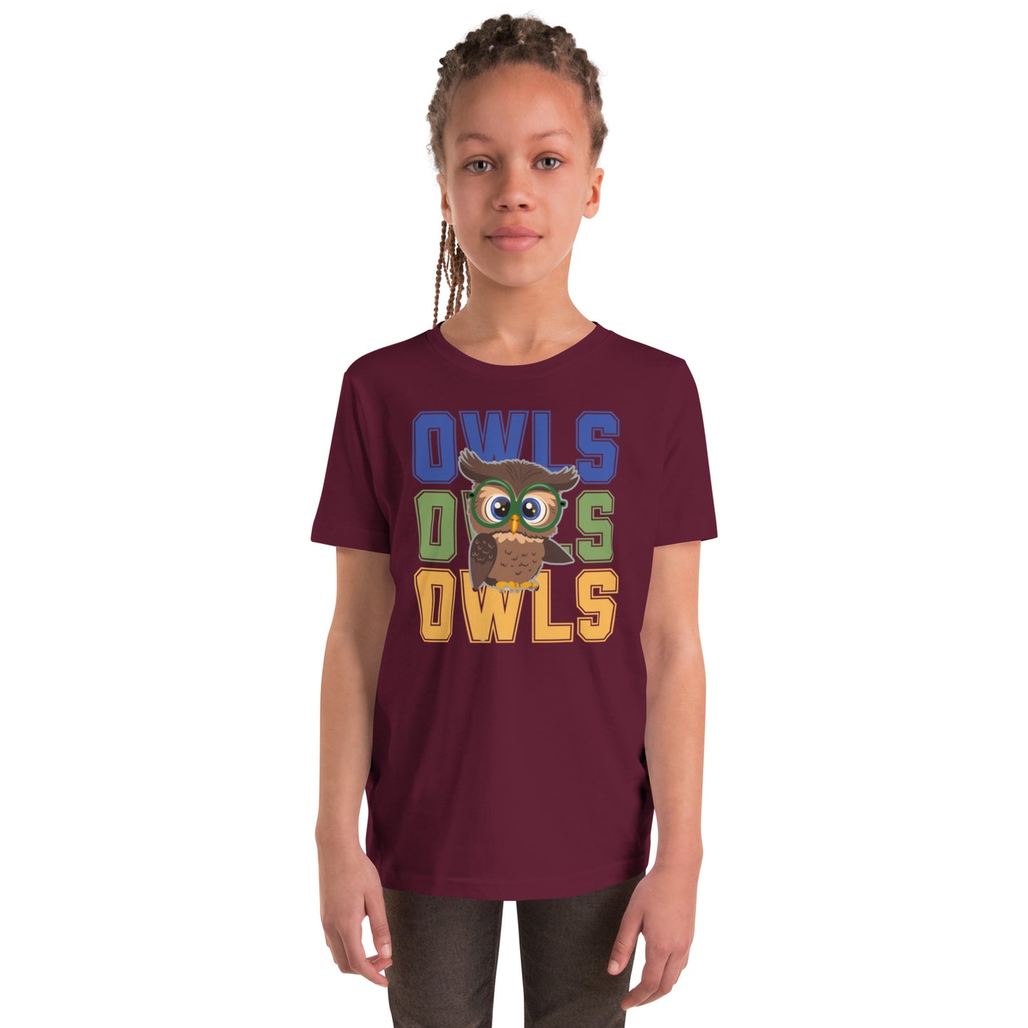 Audubon Owls - Unisex Bella + Canvas Youth Short Sleeve T-Shirt