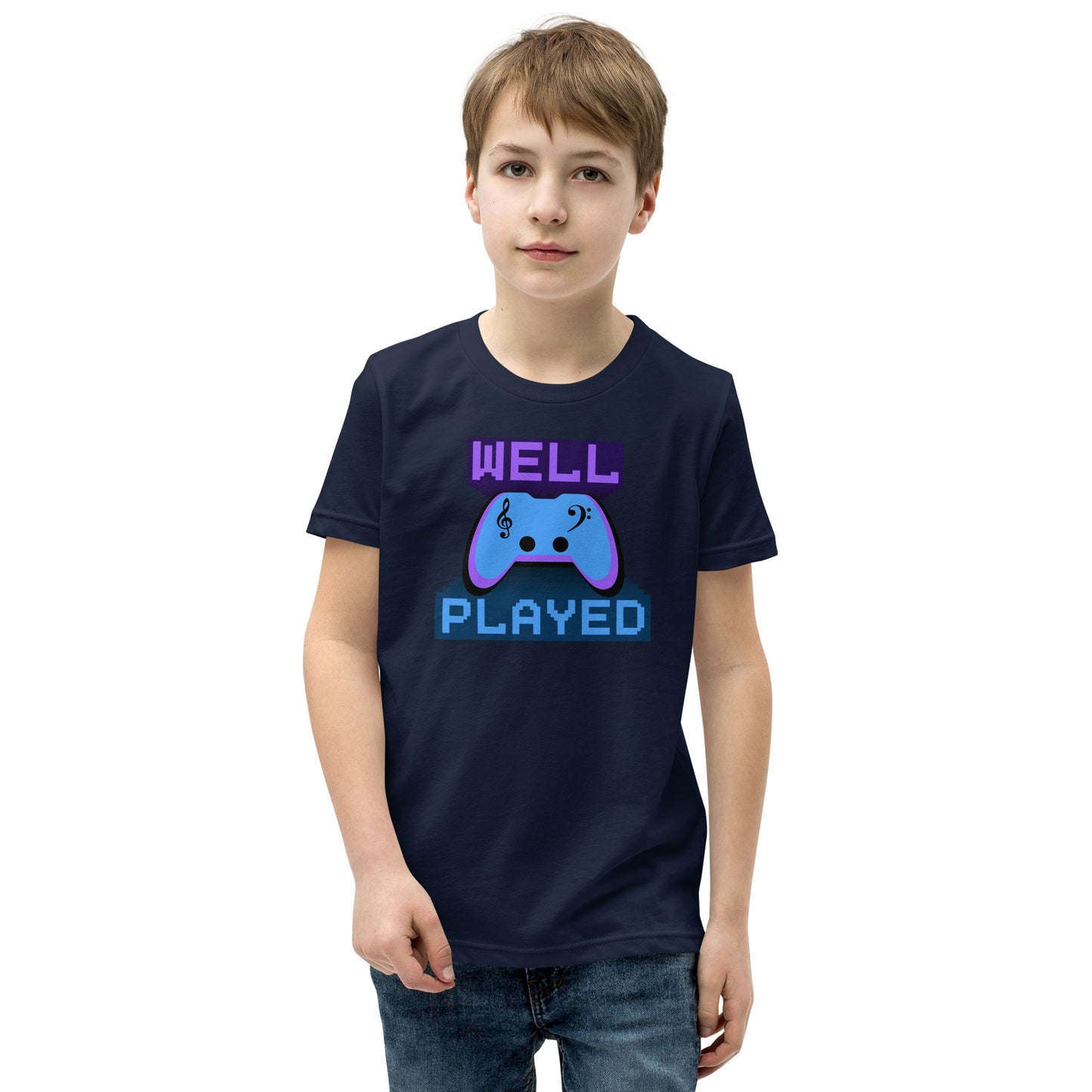 Well Played Printed Youth Short Sleeve T-Shirt