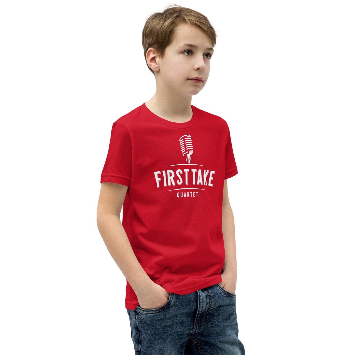 First Take - Printed Youth Short Sleeve T-Shirt