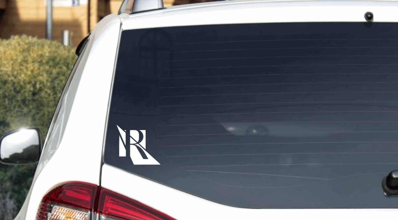 Permanent, waterproof, vinyl Decal
