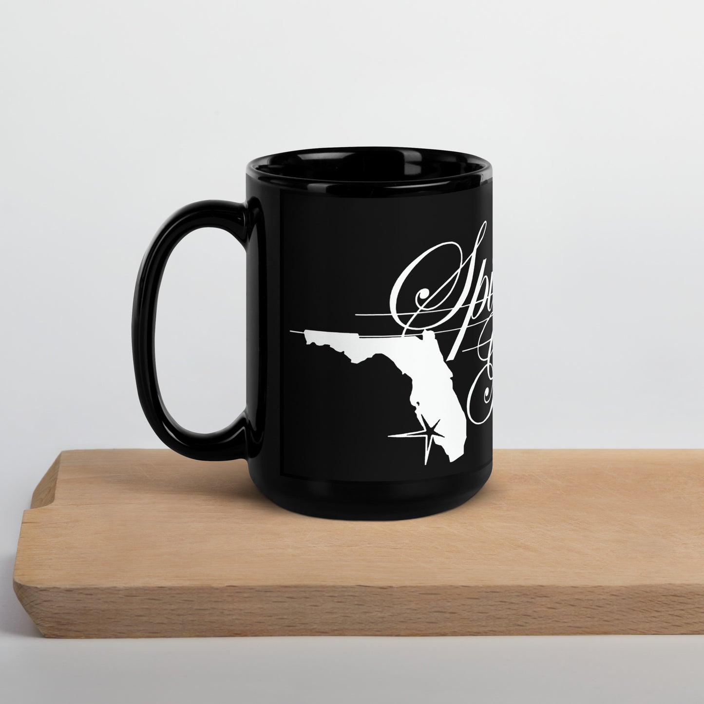 Spirit of the Gulf - Printed Black Glossy Mug