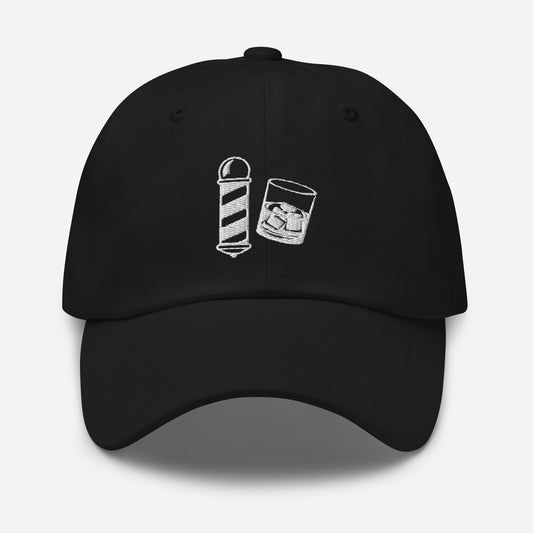 Barbershop & whiskey - Embroidered Dad hat