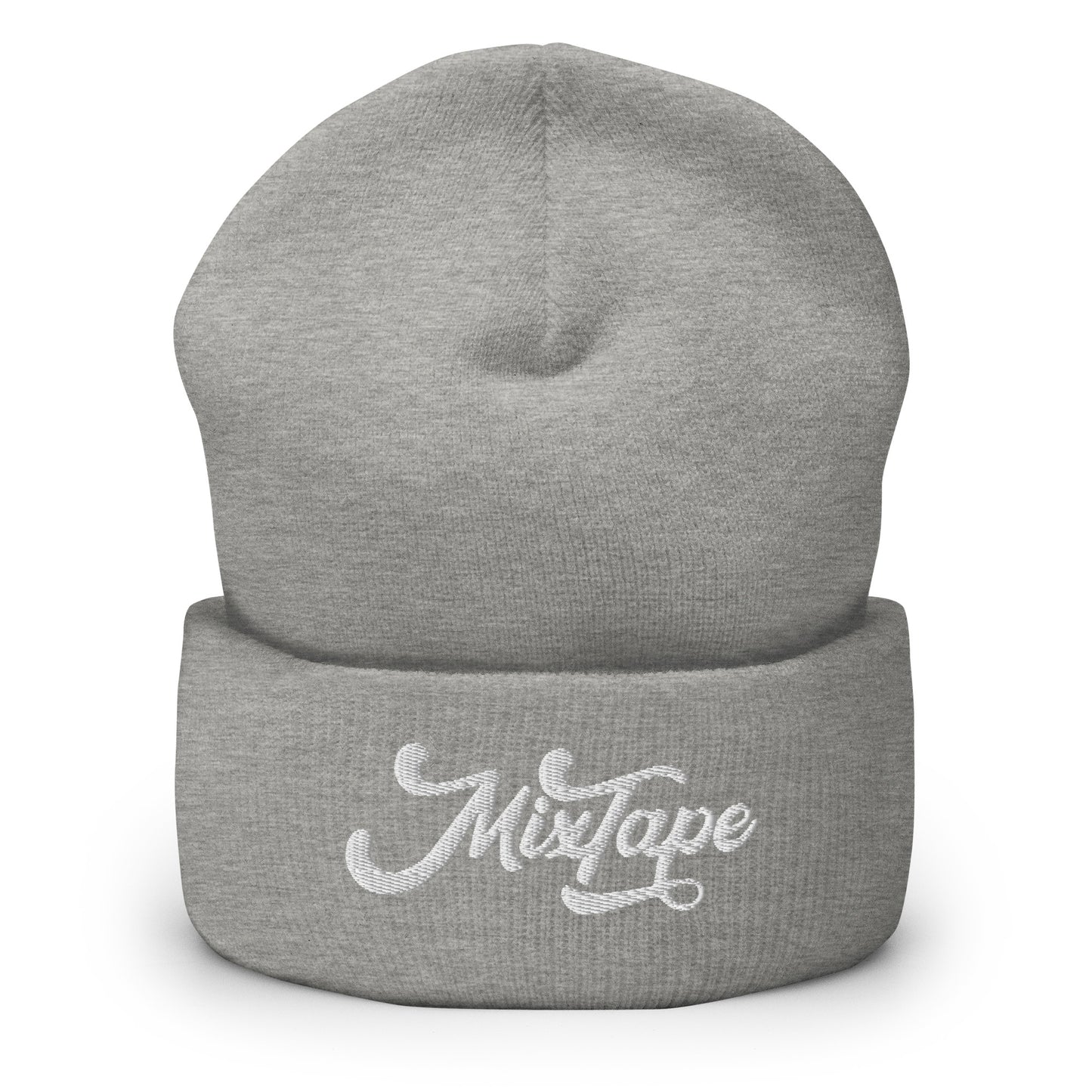 MixTape Logo: Embroidered Cuffed Beanie