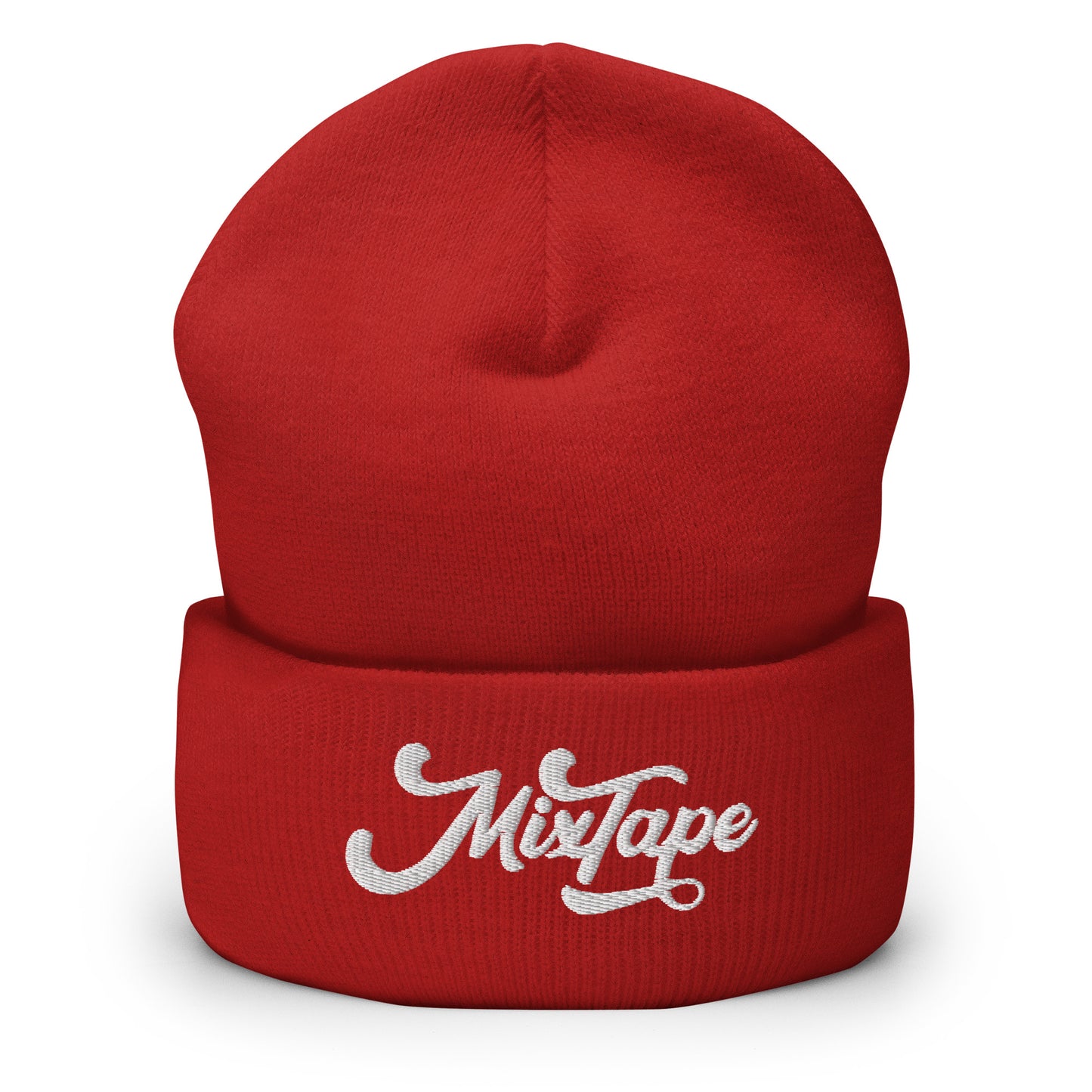 MixTape Logo: Embroidered Cuffed Beanie