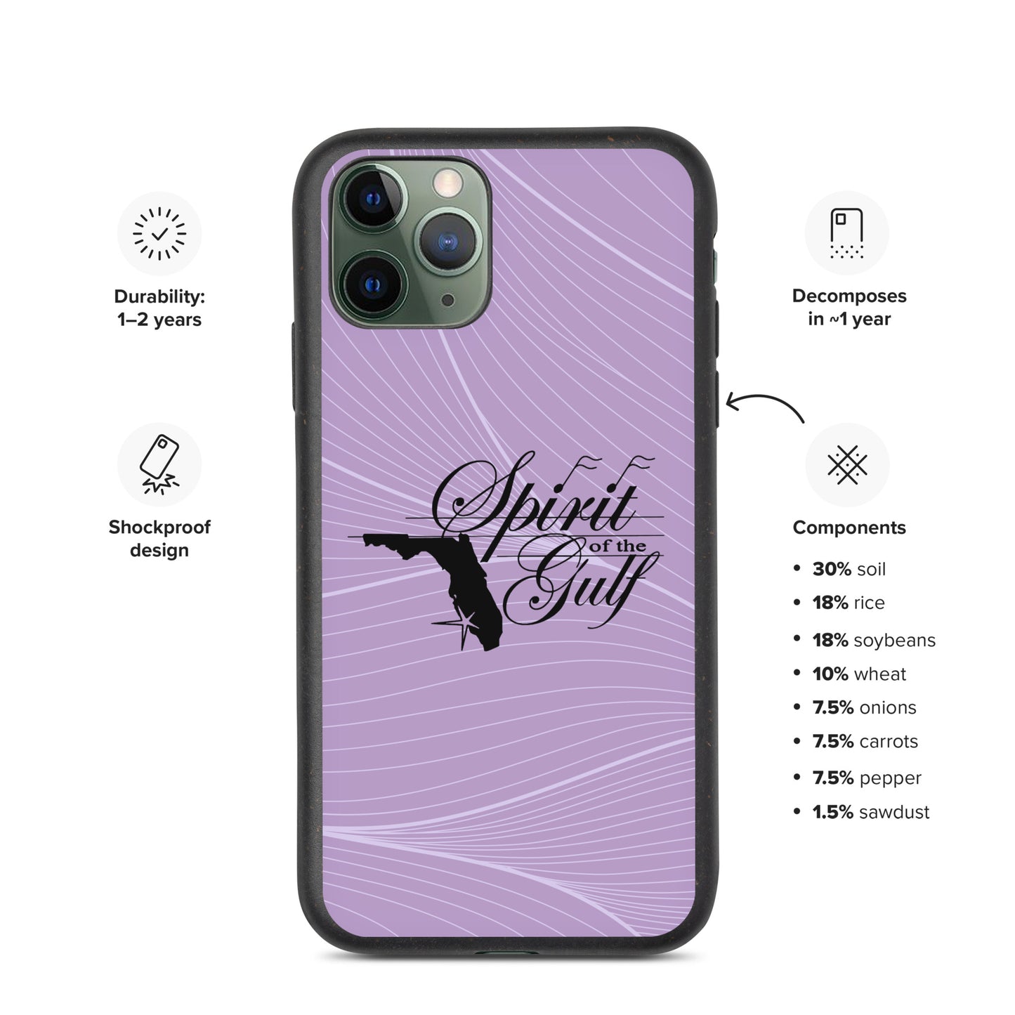 Spirit of the Gulf - Speckled Case for iPhone®