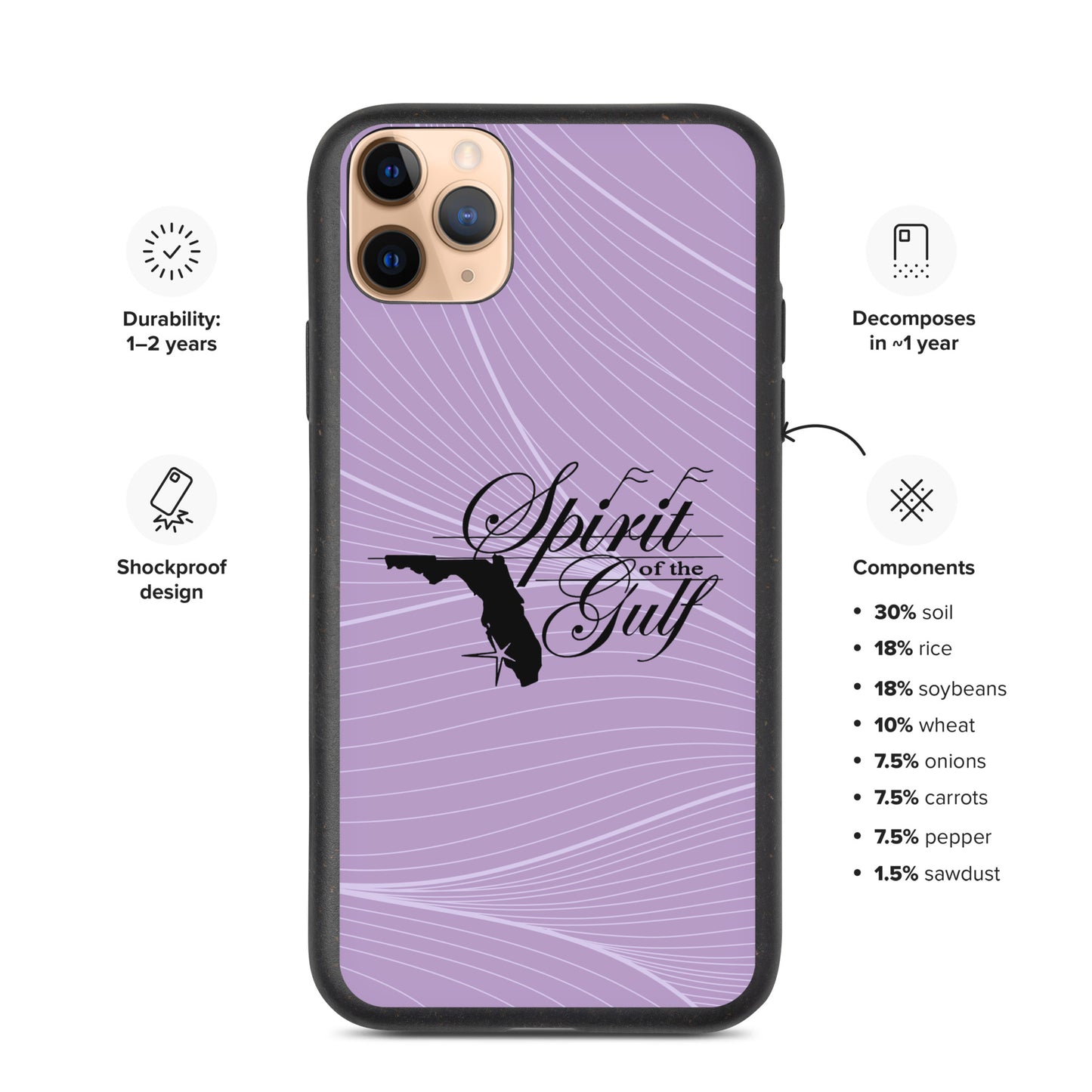 Spirit of the Gulf - Speckled Case for iPhone®