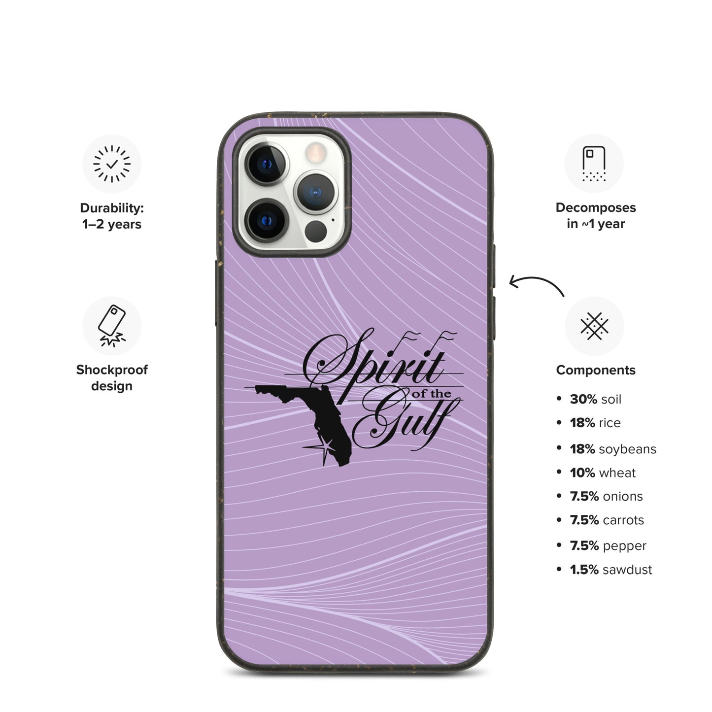 Spirit of the Gulf - Speckled Case for iPhone®