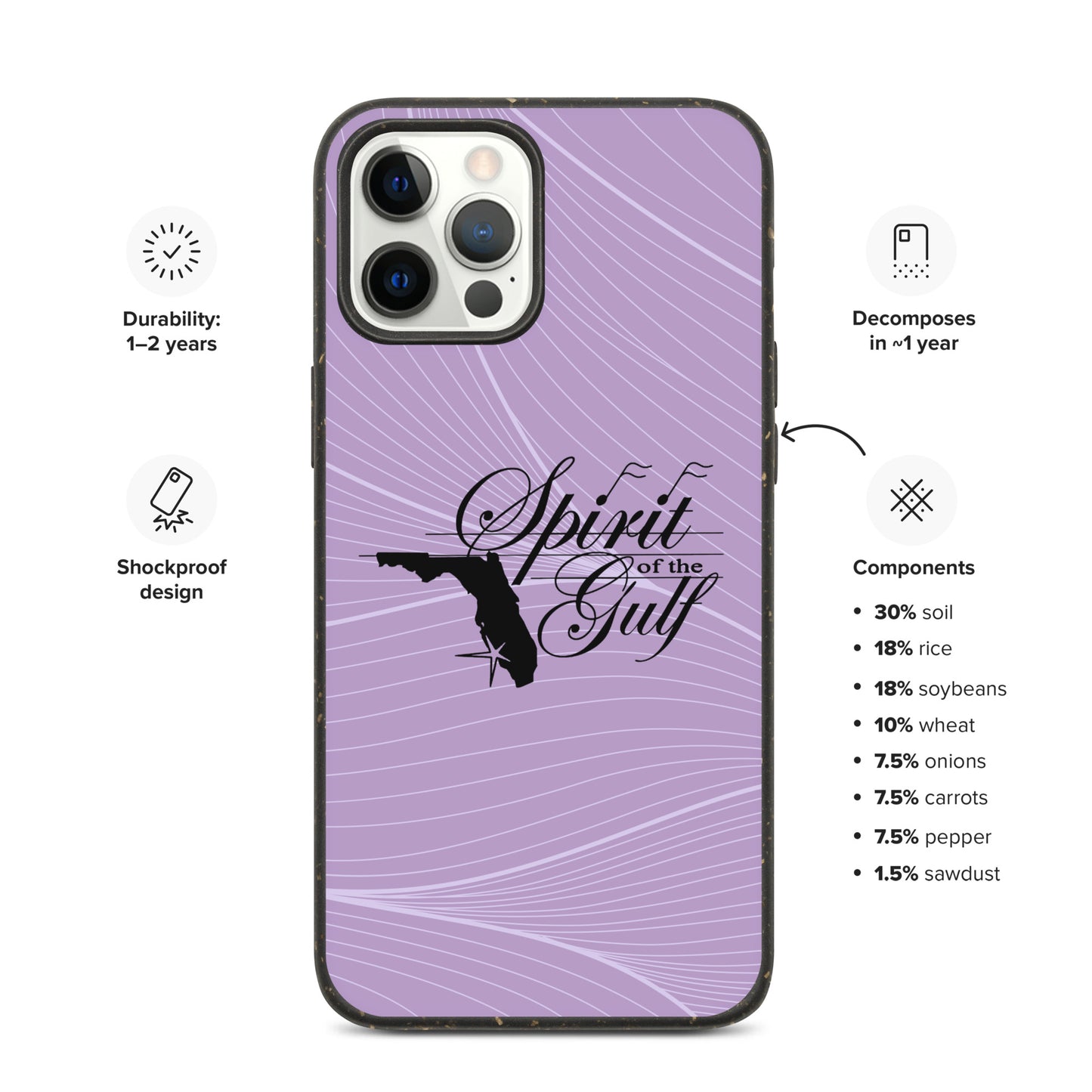 Spirit of the Gulf - Speckled Case for iPhone®