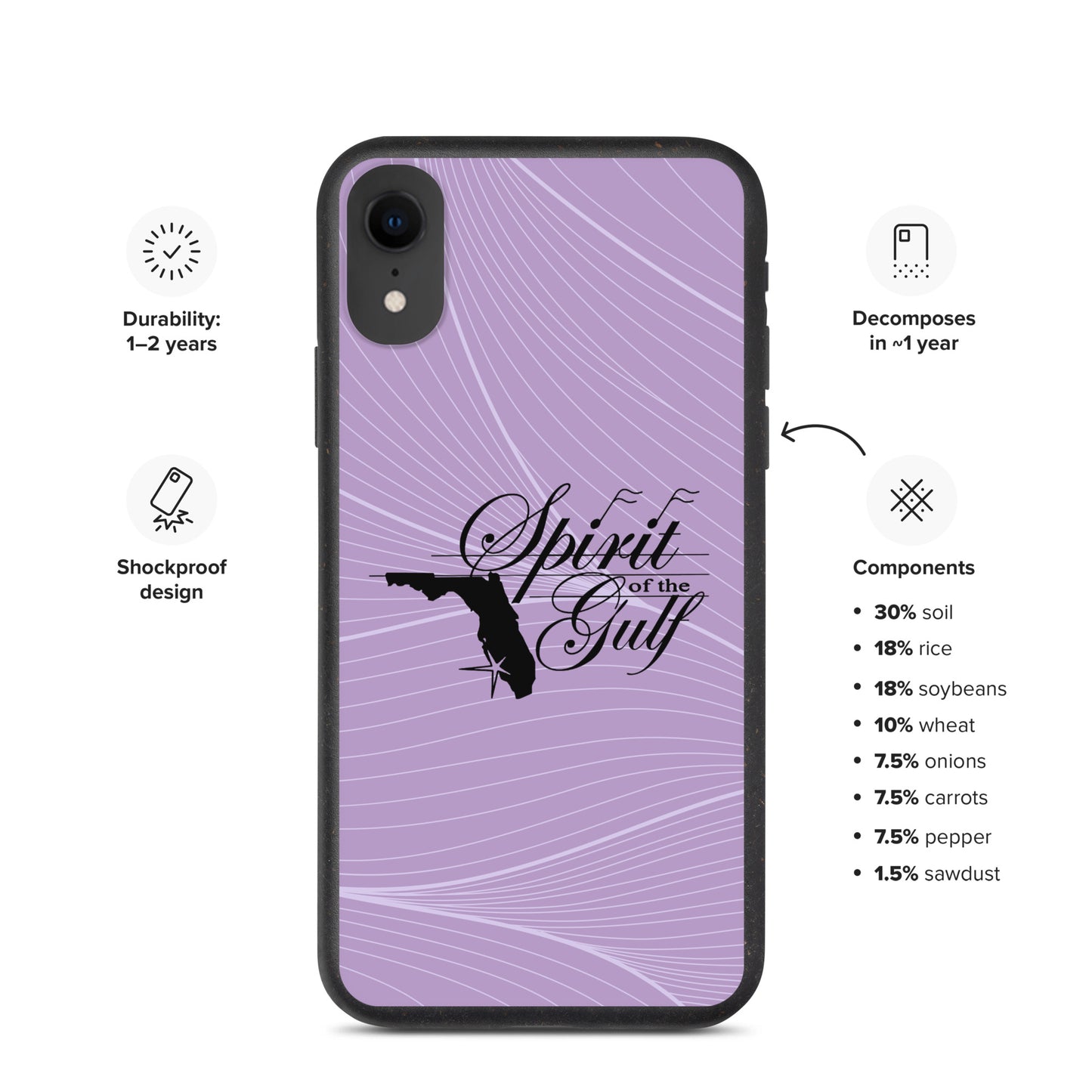 Spirit of the Gulf - Speckled Case for iPhone®