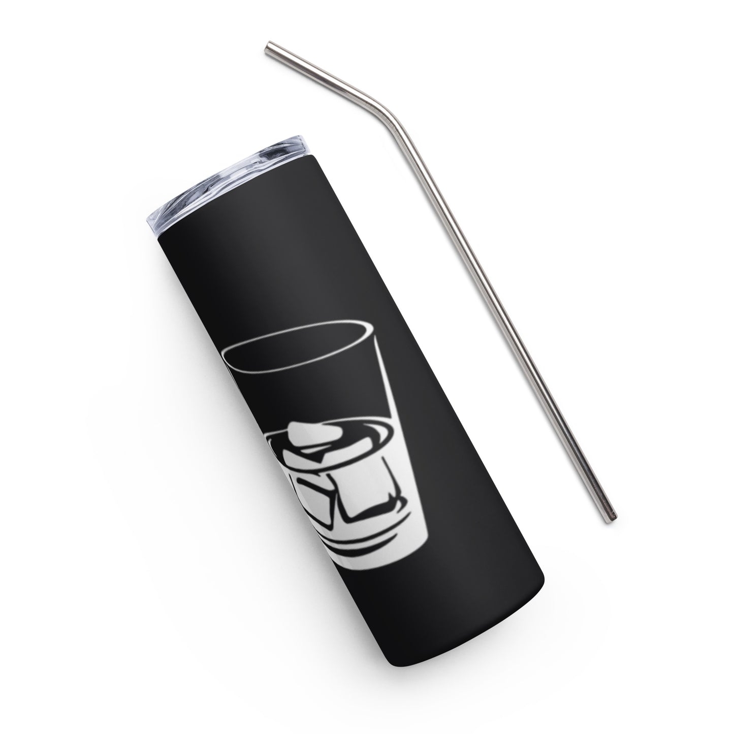 Barbershop & whiskey - Stainless steel tumbler