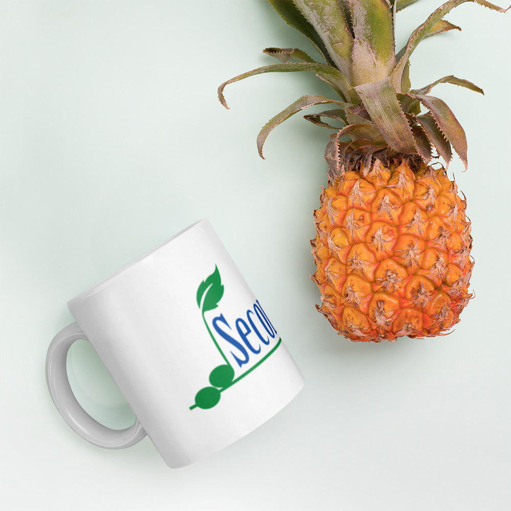 Second Nature Printed White glossy mug