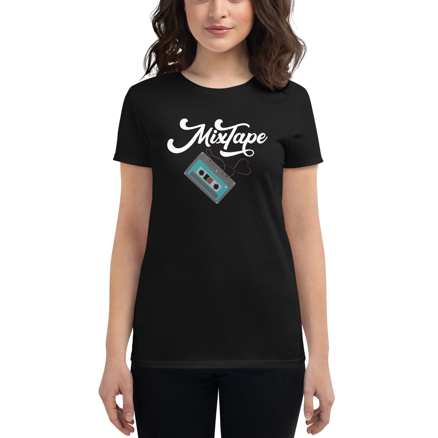 MixTape - Cassette Love:  Printed Women's Fit short sleeve t-shirt