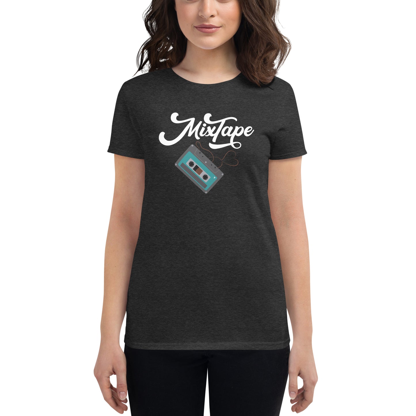 MixTape - Cassette Love:  Printed Women's Fit short sleeve t-shirt