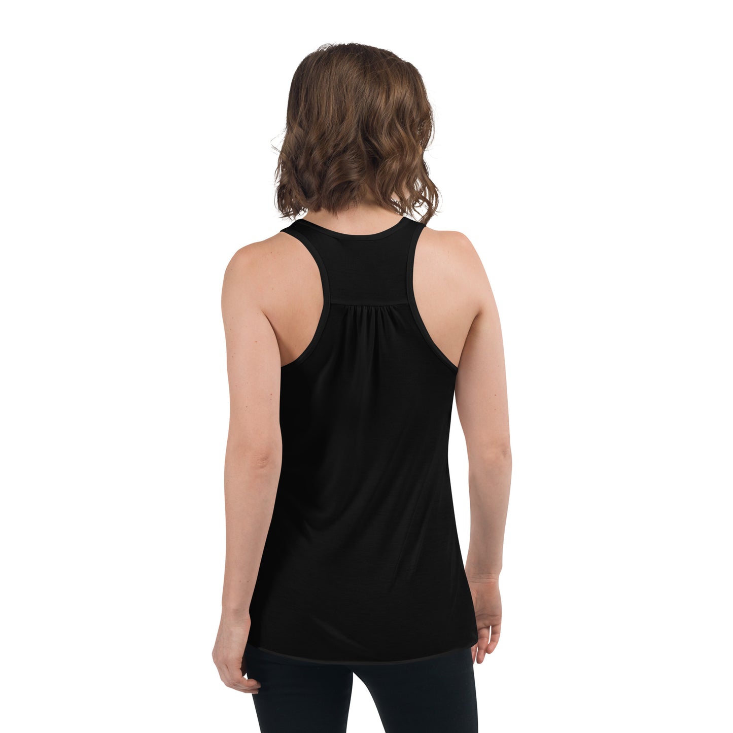 Panda Ring - Printed Women's Flowy Racerback Tank